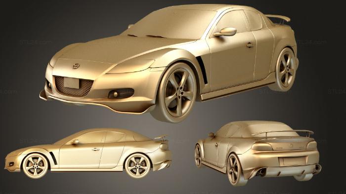 Автомобили и транспорт (Мазда, CARS_2370) 3D модель для ЧПУ станка